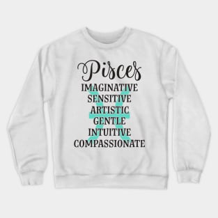 Pisces Sign Crewneck Sweatshirt